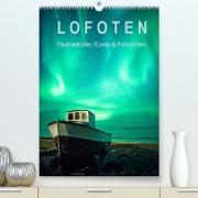 Lofoten: Fischerdörfer, Fjorde & Polarlichter (Premium, hochwertiger DIN A2 Wandkalender 2022, Kunstdruck in Hochglanz)