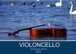 VIOLONCELLO - atemberaubende Cellomotive (Wandkalender 2022 DIN A2 quer)