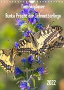 Familienplaner Bunte Pracht der Schmetterlinge (Wandkalender 2022 DIN A4 hoch)