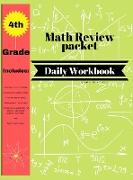 4th Grade Math Review Packet Daily Workbook