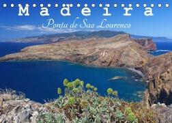 Madeira - Ponta de Sao Lourenco (Tischkalender 2022 DIN A5 quer)