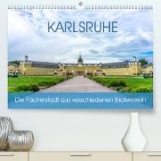Karlsruhe Die Fächerstadt aus verschiedenen Blickwinkeln (Premium, hochwertiger DIN A2 Wandkalender 2022, Kunstdruck in Hochglanz)