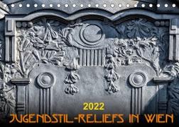 Jugendstil-Reliefs in Wien (Tischkalender 2022 DIN A5 quer)