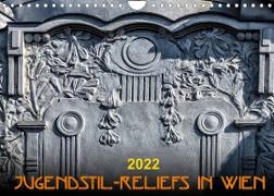 Jugendstil-Reliefs in Wien (Wandkalender 2022 DIN A4 quer)