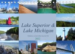 Lake Superior & Lake Michigan (Tischkalender 2022 DIN A5 quer)
