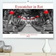 Eyecatcher in Rot (Premium, hochwertiger DIN A2 Wandkalender 2022, Kunstdruck in Hochglanz)