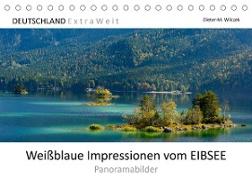 Weißblaue Impressionen vom EIBSEE Panoramabilder (Tischkalender 2022 DIN A5 quer)