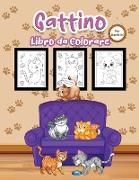 Gattino Libro da Colorare per Bambini