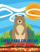 Libro para colorear de osos para niños