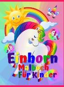 Einhorn Malbuch für Kinder