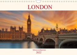 London Sehenswürdigkeiten (Wandkalender 2022 DIN A4 quer)