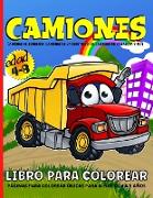 Camiones Libro De Ccolorear Para Niños