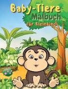 Baby-Tiere-Malbuch für Kleinkinder