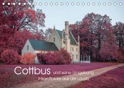 Cottbus und seine Umgebung in Infrarot (Tischkalender 2022 DIN A5 quer)