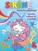 Sirène Livre de Coloriage Pour les Enfants de 4 à 8 Ans: Livre de coloriage et d'activités pour enfants avec de jolies sirènes - Pages de coloriage fa