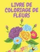 Livre de coloriage de fleurs