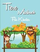 Tiere-Malbuch für Kinder