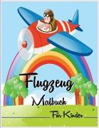 Flugzeug-Malbuch für Kinder