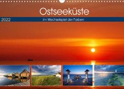 Ostseeküste - im Wechselspiel der Farben (Wandkalender 2022 DIN A3 quer)
