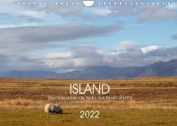 ISLAND Atemberaubende Natur aus Feuer und Eis (Wandkalender 2022 DIN A4 quer)