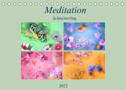 Meditation-Schmetterling (Tischkalender 2022 DIN A5 quer)