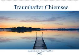 Traumhafter Chiemsee - Impressionen vom Bayerischen Meer (Wandkalender 2022 DIN A2 quer)