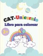 CAT-Unicornio Libro para colorear
