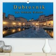 Dubrovnik zur blauen Stunde (Premium, hochwertiger DIN A2 Wandkalender 2022, Kunstdruck in Hochglanz)