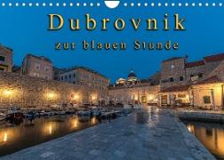 Dubrovnik zur blauen Stunde (Wandkalender 2022 DIN A4 quer)