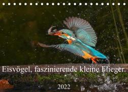 Eisvögel, faszinierende kleine Flieger. (Tischkalender 2022 DIN A5 quer)