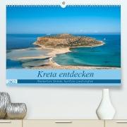 Kreta entdecken (Premium, hochwertiger DIN A2 Wandkalender 2022, Kunstdruck in Hochglanz)