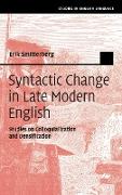 Syntactic Change in Late Modern English