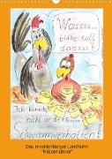 Das mecklenburger Landhuhn "Krisenhühner" (Wandkalender 2022 DIN A3 hoch)