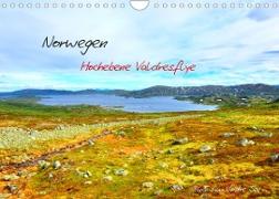Norwegen - Hochebene Valdresflye (Wandkalender 2022 DIN A4 quer)
