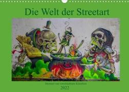 Die Welt der Streetart (Wandkalender 2022 DIN A3 quer)