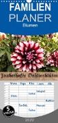Zauberhafte Dahlienblüten - Familienplaner hoch (Wandkalender 2022 , 21 cm x 45 cm, hoch)