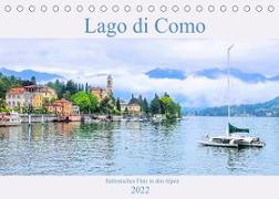 Lago di Como - Italienisches Flair in den Alpen (Tischkalender 2022 DIN A5 quer)