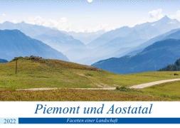 Piemont und Aostatal (Wandkalender 2022 DIN A2 quer)