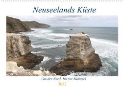 Neuseelands Küste (Wandkalender 2022 DIN A2 quer)