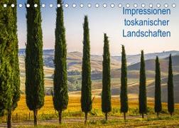 Impressionen toskanischer Landschaften (Tischkalender 2022 DIN A5 quer)