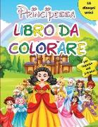 Libro da colorare Principessa per ragazze dai 3 ai 9 anni