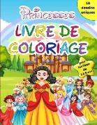 Livre de coloriage de princesses pour les filles de 3 à 9 ans