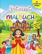 Prinzessin Malbuch für Mädchen von 3-9 Jahren