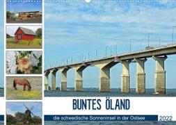 BUNTES ÖLAND (Wandkalender 2022 DIN A2 quer)