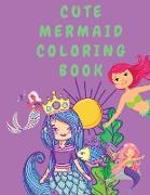 Cute Mermaid Coloring Book