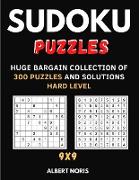 Sudoku Puzzles: Huge Bargain Collection of 300 Puzzles and Solutions Hard Level