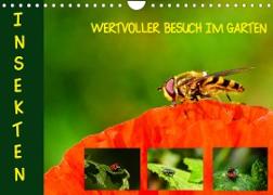 Insekten - wertvolle Gäste im Garten (Wandkalender 2022 DIN A4 quer)