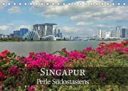 Singapur - Perle Südostasiens (Tischkalender 2022 DIN A5 quer)