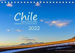 Chile DesConocido (Tischkalender 2022 DIN A5 quer)