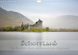 Schottland - Ein Roadtrip durch die herbstlichen Highlands (Wandkalender 2022 DIN A4 quer)